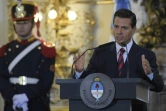 Le président du Mexique Enrique Pena Nieto le 29 juillet 2016 à Buenos Aires