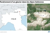 Effondrement d'un glacier dans les Alpes italiennes