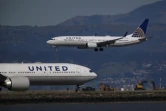 Un Boeing 737 Max d'United Airlines atterrit à l'aéroport de San Francisco en mars 2019