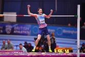 L'athlète russe Danil Lysenko en compétition sous bannière neutre lors des Mondiaux indoor de  Birmingham, le 1er mars 2018