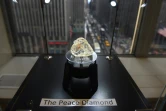 Le "diamant de la paix", lors de sa vente le 4 décembre 2017 à New York 