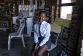 Anele Ndlovu au Book Cafe de Soweto le 5 avril 2022