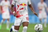 L'attaquant de Leipzig Christopher Nkunku contre le Bayern en Supercoupe d'Allemagne, le 30 juillet 2022 à Leipzig