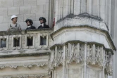 Des experts inspectent la cathédrale de Nantes au lendemain d'un incendie le 19 juillet 2020