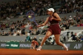 L'Américaine Madison Keys en quarts de finale de Roland-Garros contre sa compatriote Coco Gauff le 4 juin 2025 à Paris