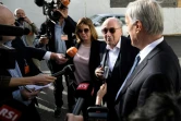L'ancien président de la Fifa, Sepp Blatter arrive au Tribunal pénal fédéral de Bellinzone, le 8 juin 2022 en Suisse 