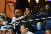 La recrue du PSG Hatem Ben Arfa en tribunes lors du match face à Arsenal, le 13 septembre 2016 au Parc des Princes