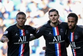 Kylian Mbappé, Mauro Icardi et Neymar, servies par un excellent Di Maria, ont marqué les 5 buts du PSG de la première période contre Le Havre AC au stade Océane, le 12 juillet 2020