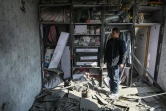 Dégâts dans une habitation après des explosions à Kaboul, le 21 novembre 2020