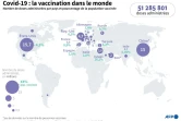 Covid-19 : la vaccination dans le monde