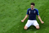 Le défenseur français Benjamin Pavard après son but contre l'Argentine, le 30 juin 2018 à Kazan