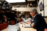 Le PDG du groupe laitier Lactalis Emmanuel Besnier, lors de son audition tendue devant les députés de la commission d'enquête parlementaire le 7 juin 2018