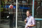 Le directeur de l'usine d'Alstom de Belfort, Alain Courau, s'adresse aux employés réunis en assemblée générale le 13 septembre 2016