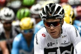 Le Britannique Chris Froome lors de la 13e étape du Tour de France entre Bourg-d'Oisans et Valence, le 20 juillet 2018 
