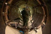 Une photo diffusée le 4 février par l'armée israélienne montre ce qui est présenté comme un tunnel du Hamas à Khan Younès, dans la bande de Gaza
