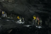 Des mineurs dans une mine d'or à La Llanada, en Colombie, le 20 octobre 2015
