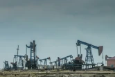 Puits de pétrole à Bakou le 19 mars 2019