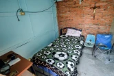 Le lit et la chambre de Hugo Lopez Camacho, un aide-soignant mort du Covid-19, le 24 mai 2020 à Mexico