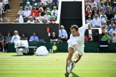 Le Russe Roman Safiullin vainqueur inattendu du Canadien Denis Shapovalov, le 9 juillet 2023 à Wimbledon 