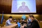 La Haute-Commissaire aux droits de l'homme Michelle Bachelet le 21 juin 2021 à Genève