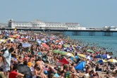 La plage de Brighton, en Angleterre, le 7 août 2020