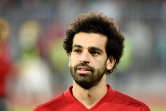 Le joueur de l'Egypte Mohamed Salah s'échauffe avant le match face à la Tunisie le 16 novembre 2018