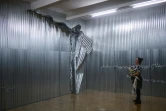 Une installation lors de la 15e Biennale d'Instabul, le 20 octobre 2017