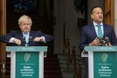 Les Premiers ministres irlandais Leo Varadkar et britannique Boris Johnson se rencontrent à Dublin le 9 septembre 2019