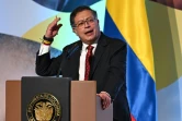 Le président colombien Gustavo Petro, à l'inauguration d'une conférence ministérielle sur la fin des violences faites aux enfants, à Bogota le 7 novembre 2024