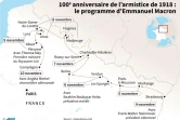 100e anniversaire de l'armistice : le périple de Macron