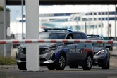 Des véhicules de police, le 12 août 2023 à Calais