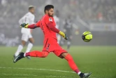Le gardien de but de Bordeaux Benoît Costil lors du match à domicile contre Lyon le 28 janvier 2018