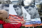 Manifestation de l'opposition russe en memoire de l'opposant assassiné Boris Nemtsov, le 29 février 2020 à Moscou