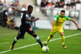 L'attaquant de Bordeaux Malcom (g) buteur face à Nantes au Matmut Atlantique, le 15 octobre 2017  
