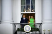 Le président Trump et son épouse Melania lors de la convention républicaine à la Maison Blanche le 27 août 2020