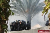 Affrontements avec les forces de police, caillassage et gêne de la circulation étaient à déplorer en cours d'après midi entre le Barachois et le Chaudron