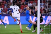 L'attaquante française Melvine Malard pendant un match entre l'Islande et la France, lors de l'Euro féminin 2022, au New York Stadium à Rotherham, en Angleterre, le 18 juillet 2022.
