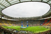 Vue générale du Stade de France avant le début de la finale de la Ligue des Champions entre Barcelone et Arsenal, le 17 mai 2006 à Saint-Denis