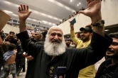 Des partisans de l'influent leader politique chiite Moqtada Sadr dans le parlement irakien, le 31 juillet 2022 à Bagdad