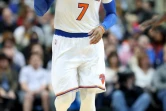 Carmelo Anthony, le 25 janvier 2017 lors du match des New York Knicks sur le parquet des Dallas Mavericks