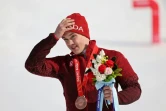 Le Canadien James Crawford médaillé de bronze en combiné, lors des Jeux de Pékin, le 10 février 2022 