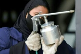 Une Saoudienne travaillant dans un garage à Jeddah, le 26 mai 2022
