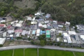 Vue aérienne du village Bunun de Chishang, à Taïwan, le 30 avril 2021