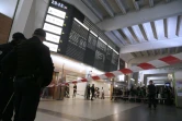 Le site où Alexandre Dhaussy a attaqué au cutter un soldat français patrouillant dans le métro à La Défense, près de Paris le 25 mai 2013