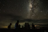 Le ciel étoilé au-dessus du lac de Maracaibo, dans le nord-ouest du Venezuela, le 6 septembre 2021