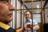 Le Français Laurent Vinatier, collaborateur d'une ONG suisse arrêté début juin et accusé de collecter des renseignements sur l'armée russe, à Moscou le 31 juillet 2024.