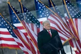 Le président américain Donald Trump devant la Maison Blanche, le 6 janvier 2021 à Washington