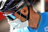 Le coureur de la Movistar Alejandro Valverde avant de prendre le départ de la 6e étape de La Vuelta à Requena, le 19 août 2021 
