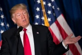 Donald Trump lors d'un discours le 27 avril 2016 à Washington