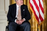 L'ancien président George H. W. Bush, le 15 juillet 2013 à la Maison Blanche
